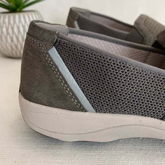 DANSKO Halle Gray Perforated Suede Slip On Comfort Sneaker Woman’s EU38 US7.5-8 - Picture 9 of 16